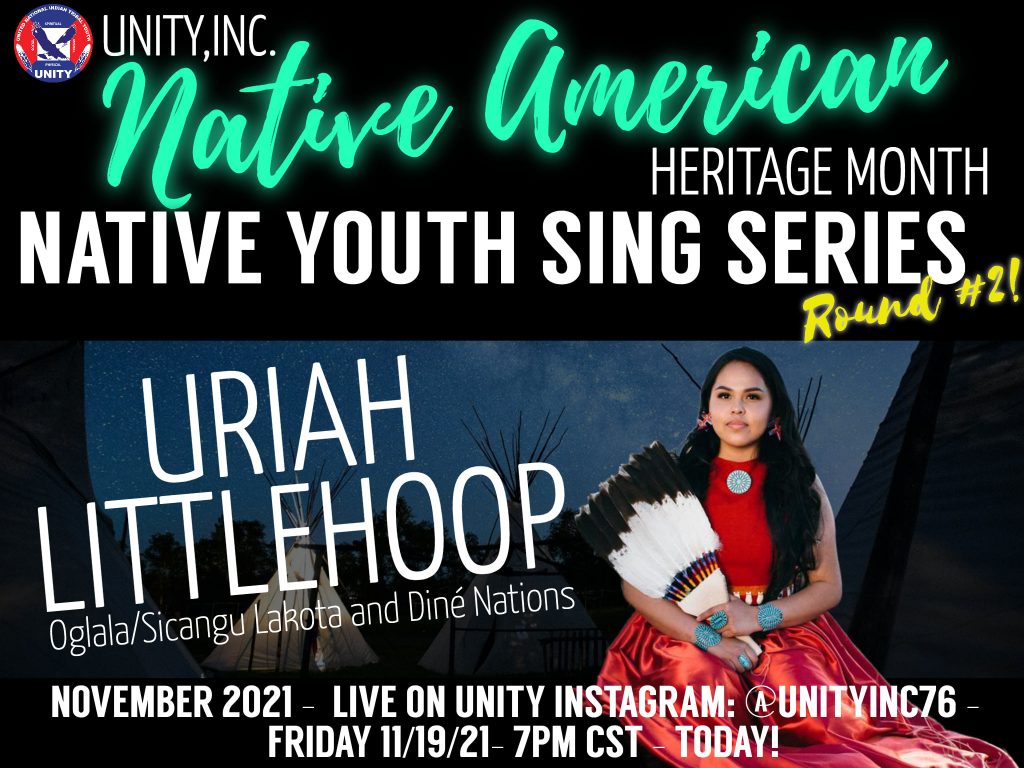 UNITY Native American Heritage Month Native Youth Sing Series 